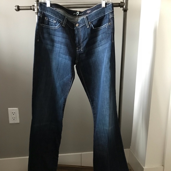 7 for all mankind flare jeans - - Picture 2 of 5